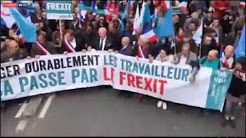 1er mai 2018 : manifestation de l’UPR avec François Asselineau à Paris en faveur du Frexit