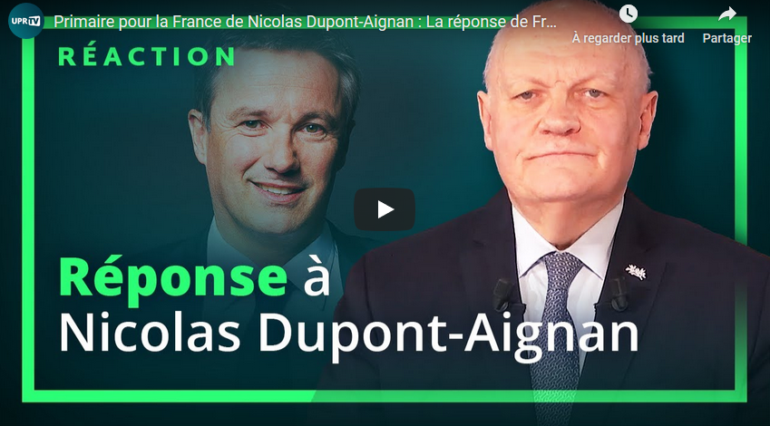 Primaire pour la France de Nicolas Dupont-Aignan : François Asselineau n’en veut pas ! (VIDÉO)