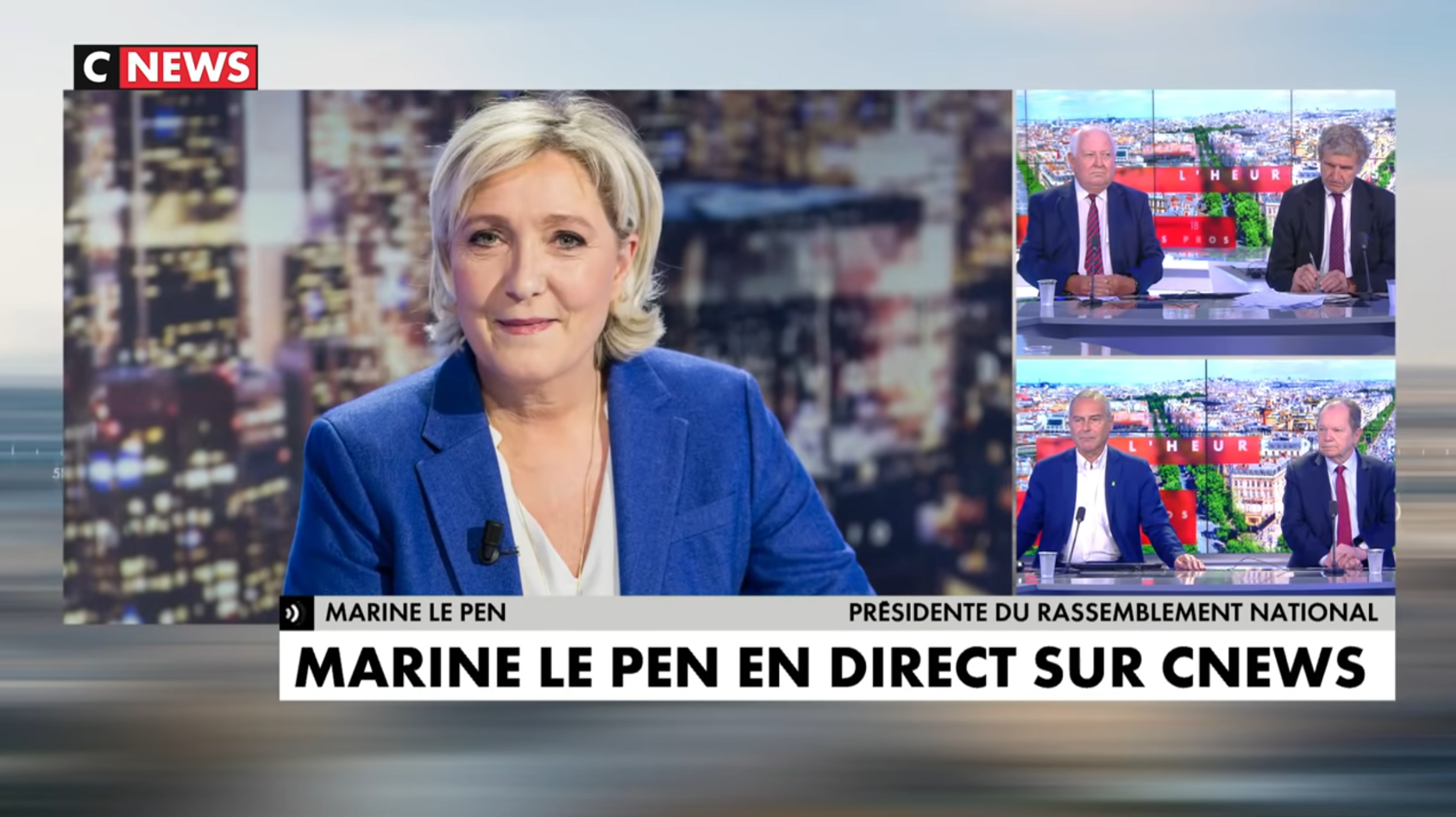 Le convoi de Marine Le Pen gravement attaqué à Dijon, elle témoigne chez Pascal Praud (AUDIO)