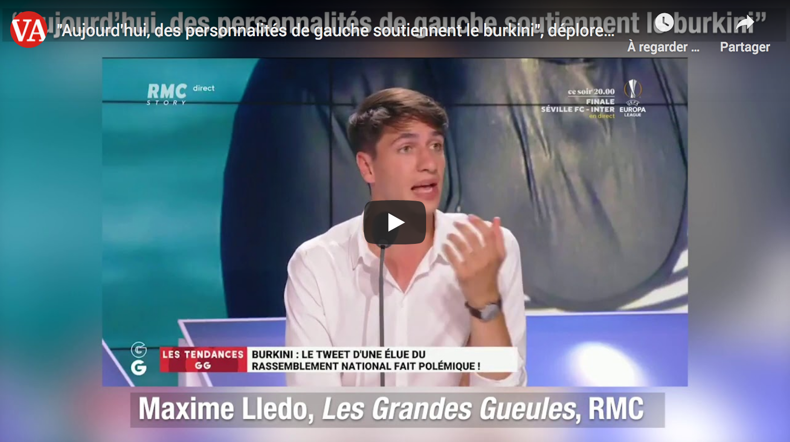 “Aujourd’hui, des personnalités de gauche soutiennent le burkini”, déplore la “Grande Gueule” Maxime Lledo (VIDÉO)