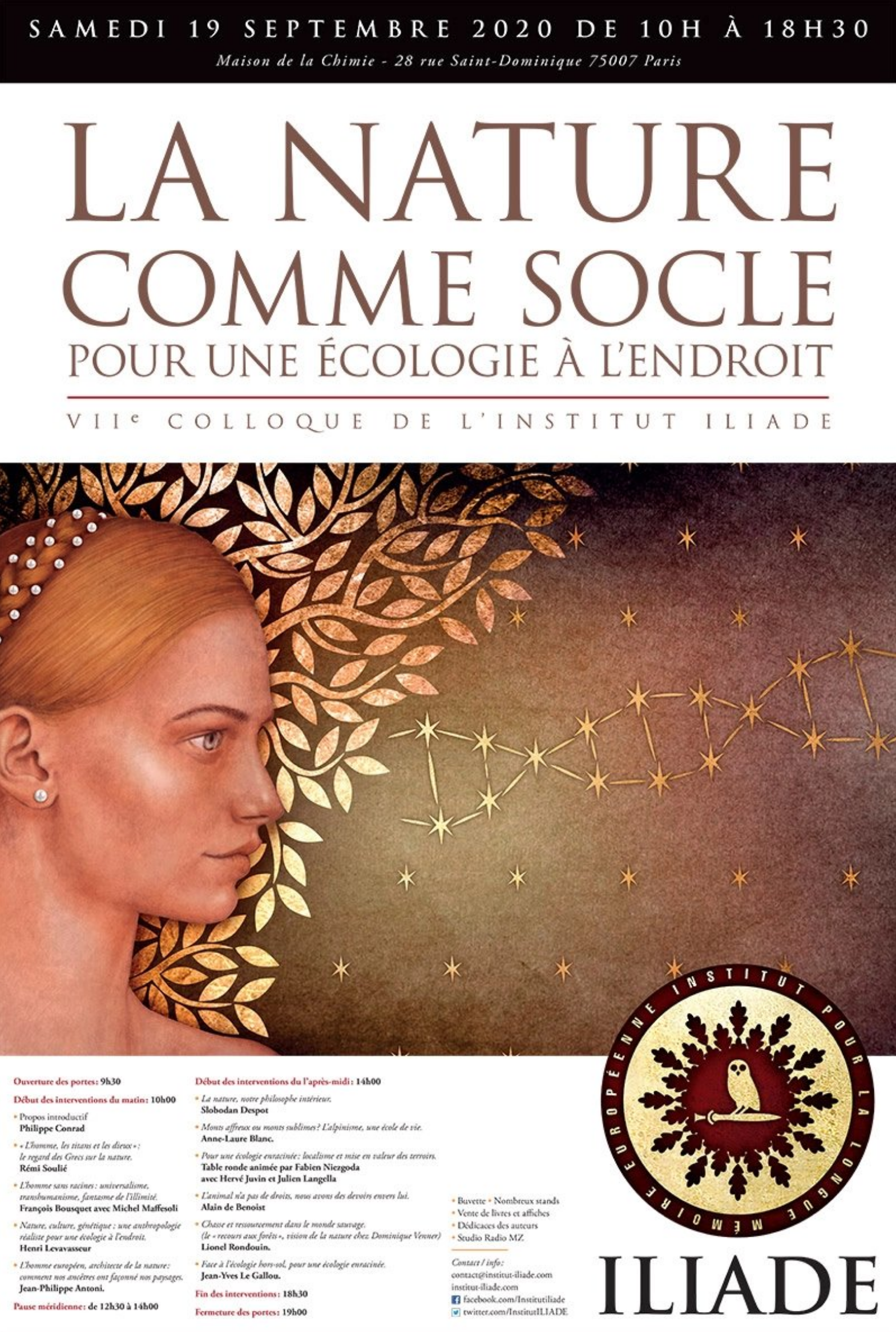 7e colloque de L’Institut Iliade : “La nature comme socle : pour une écologie à l’endroit”