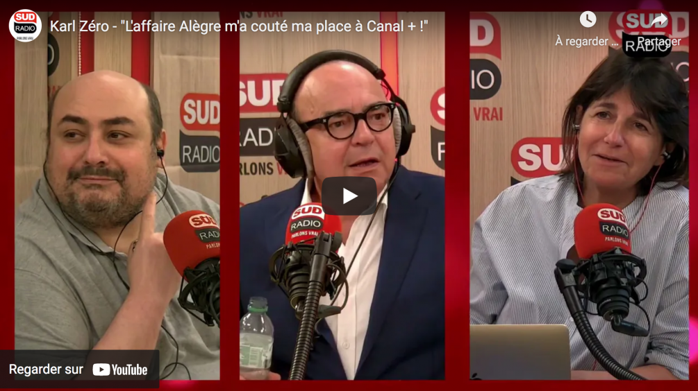 Karl Zéro : “L’affaire Alègre m’a couté ma place à Canal + !” (VIDÉO ...