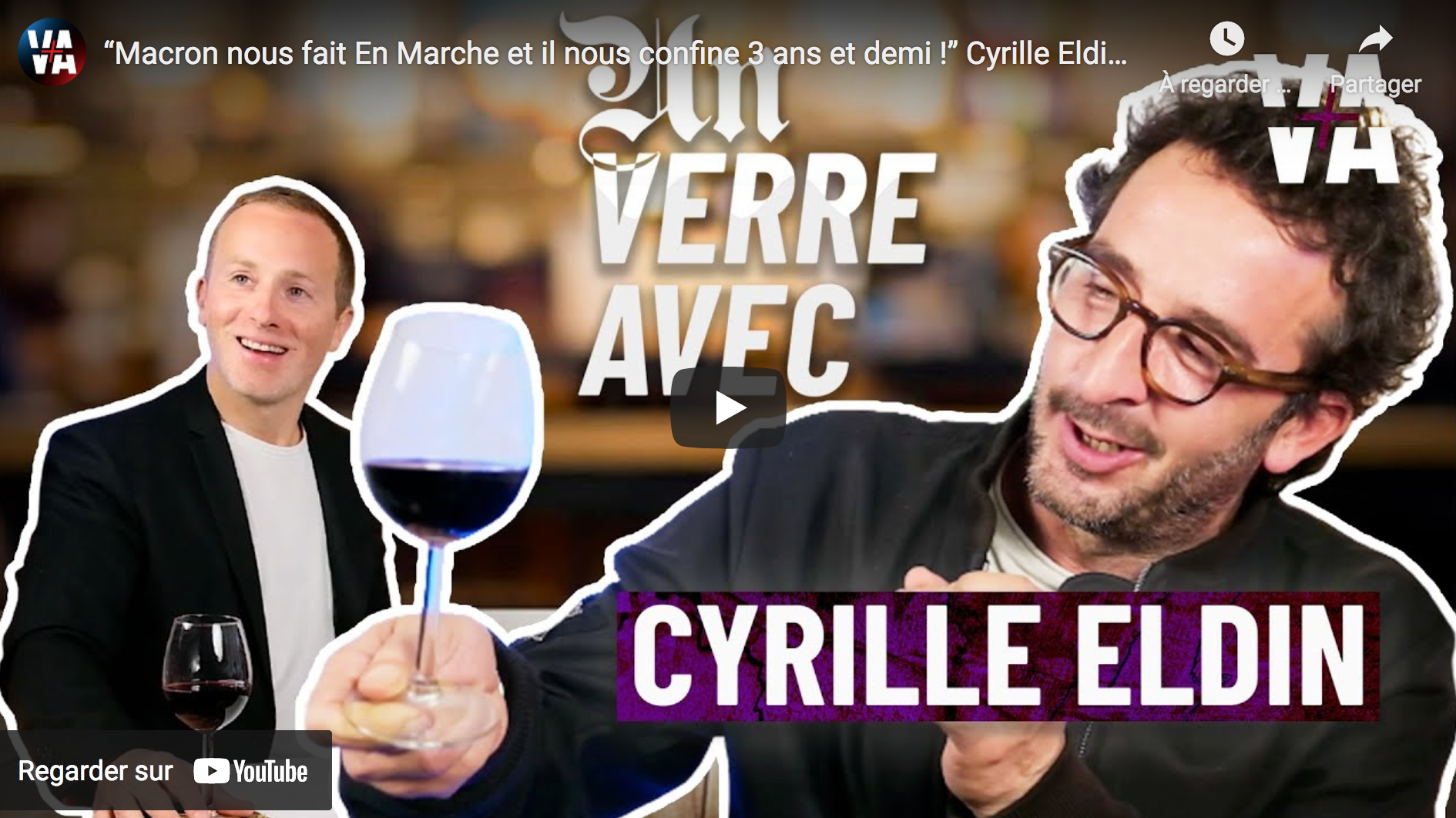 Cyrille Eldin : “Macron nous fait En Marche et il nous confine 3 ans et demi !” (VIDÉO)