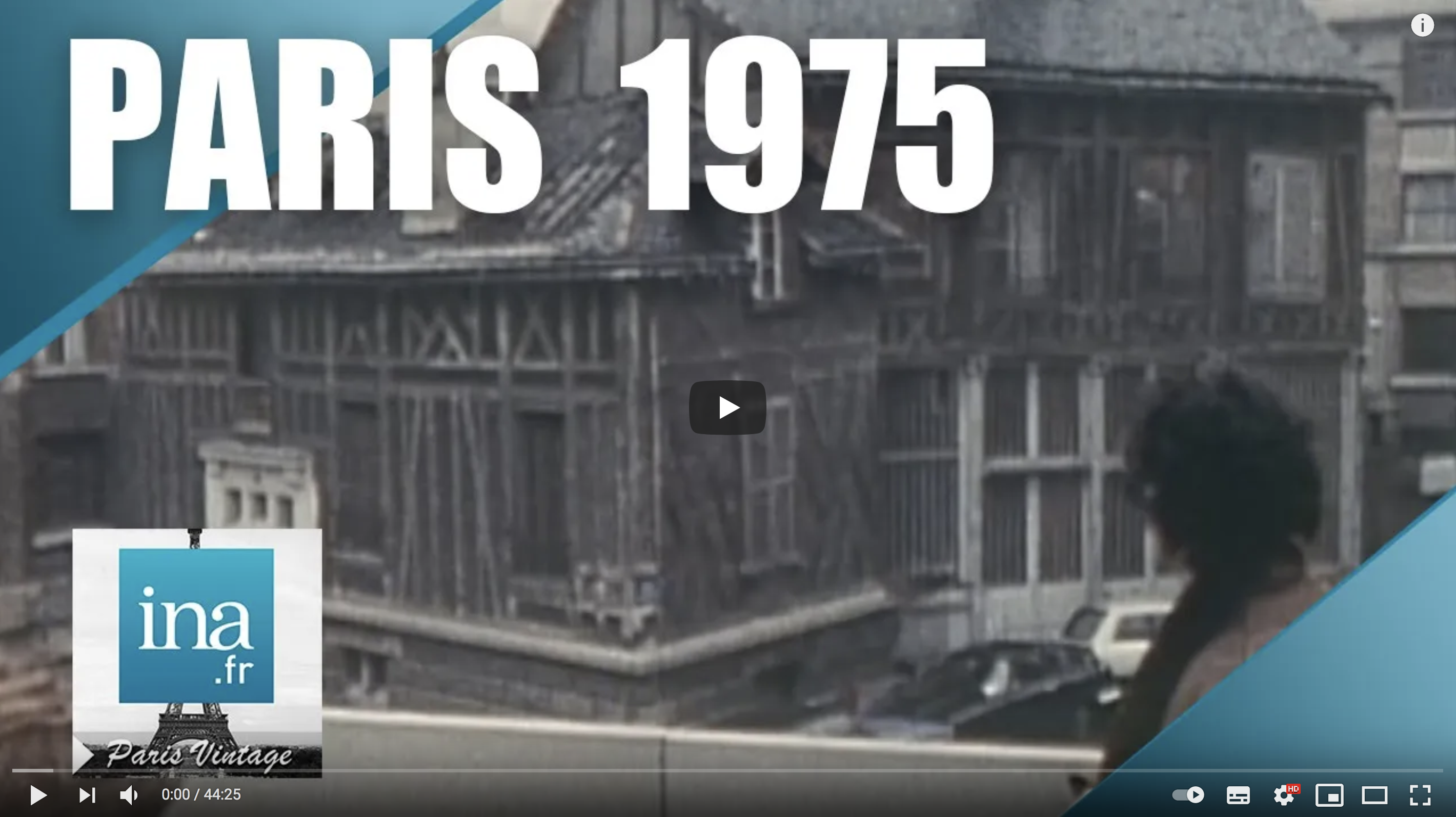 1975 : Le vieux Paris qui disparaît