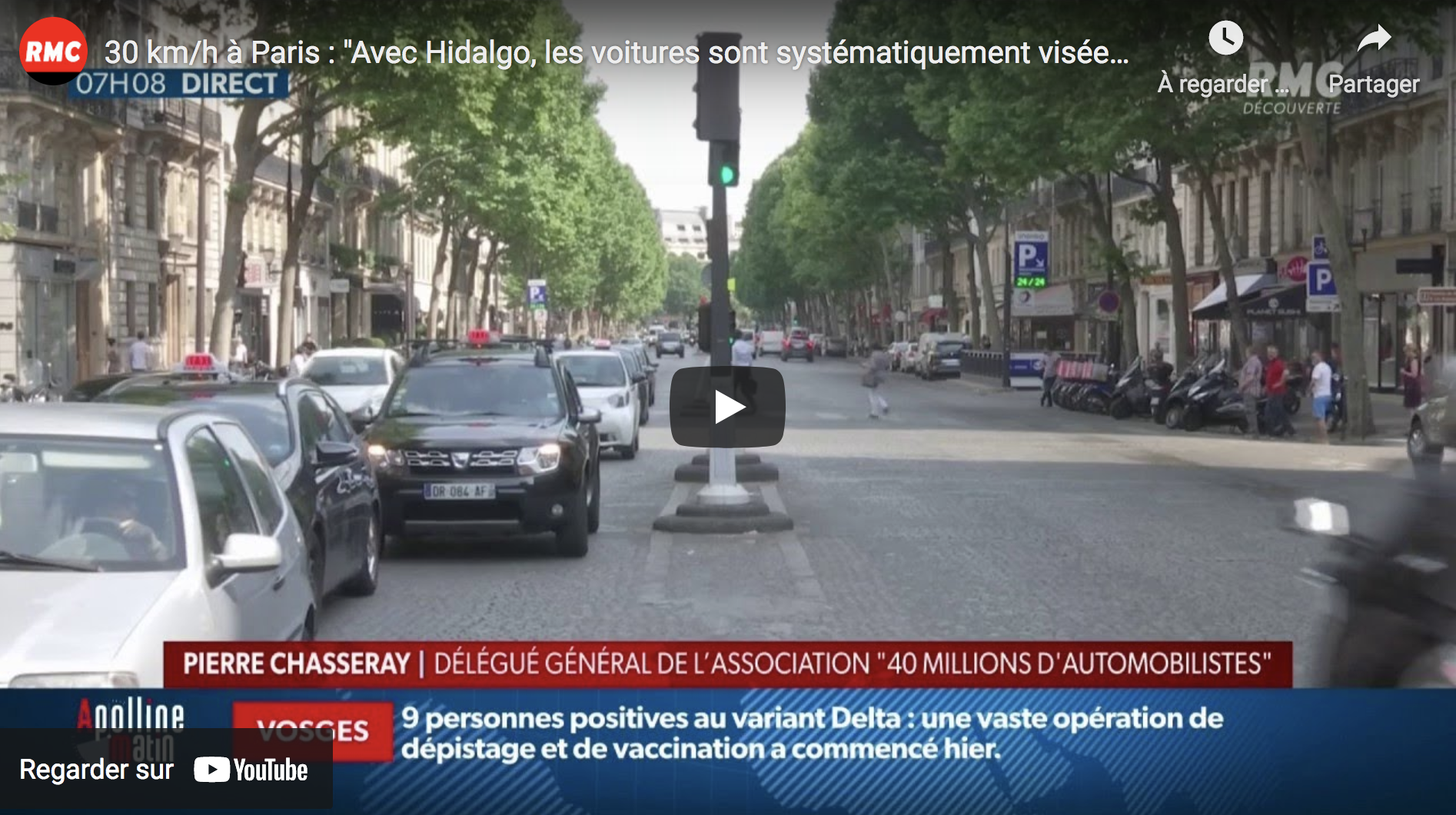 30 km/h à Paris : “Avec Hidalgo, les voitures sont systématiquement visées” (Pierre Chasseray, 40 millions d’automobilistes)