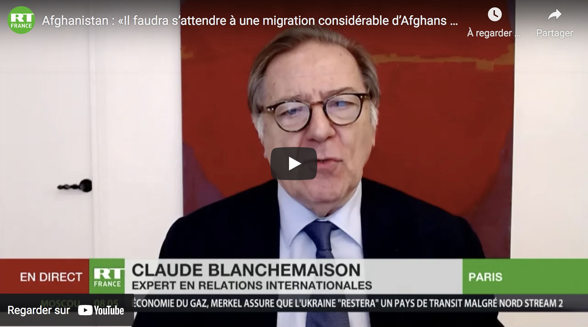 Invasion immigrée et Grand Remplacement : « Il faut s’attendre à une migration considérable d’Afghans vers l’Europe » (Claude Blanchemaison)