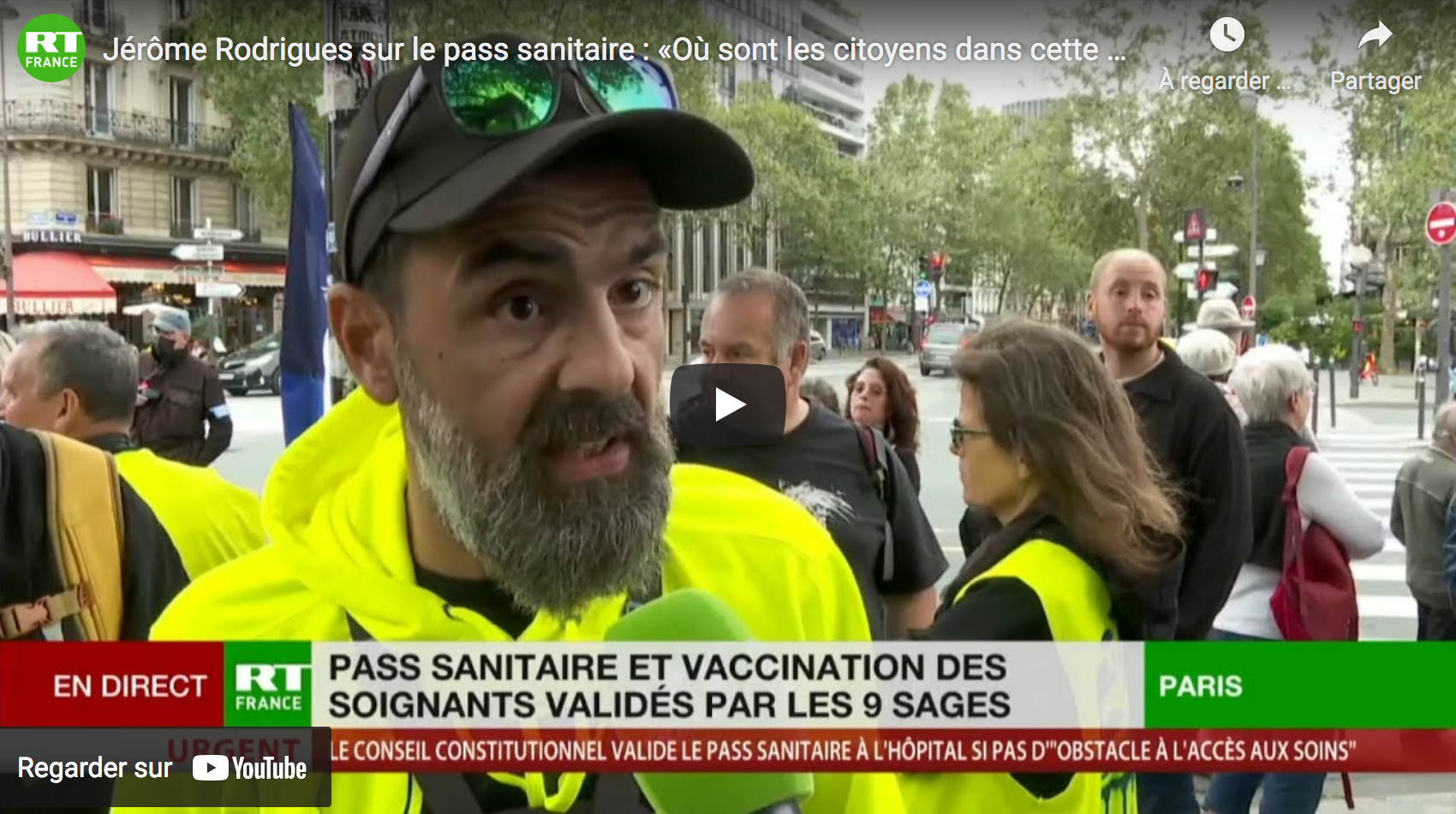 Jérôme Rodrigues sur le pass sanitaire : « Où sont les citoyens dans cette prise de décision ? » (VIDÉO)