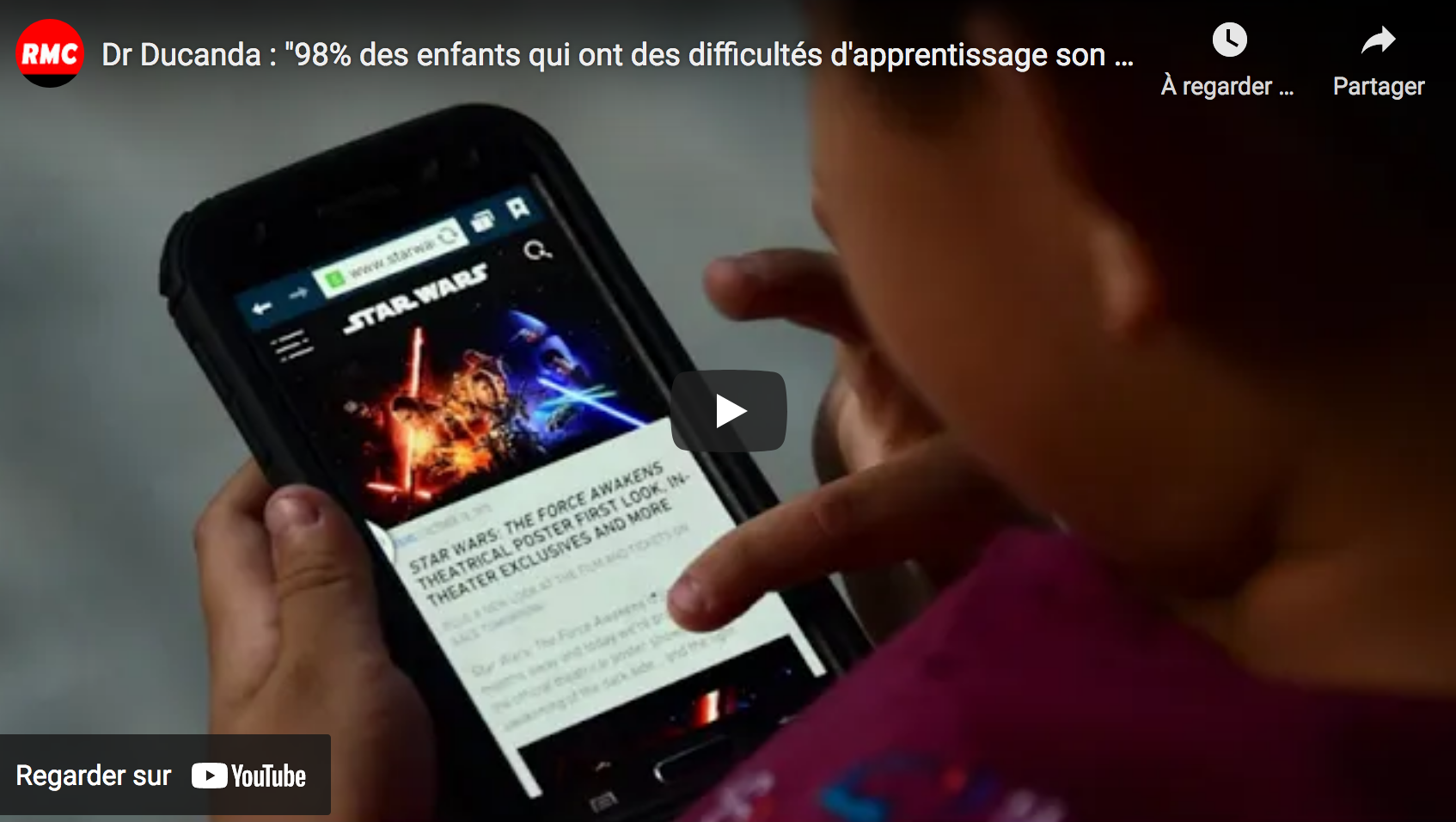Dr Ducanda : “98% des enfants qui ont des difficultés d’apprentissage son surexposés aux écrans” (AUDIO)