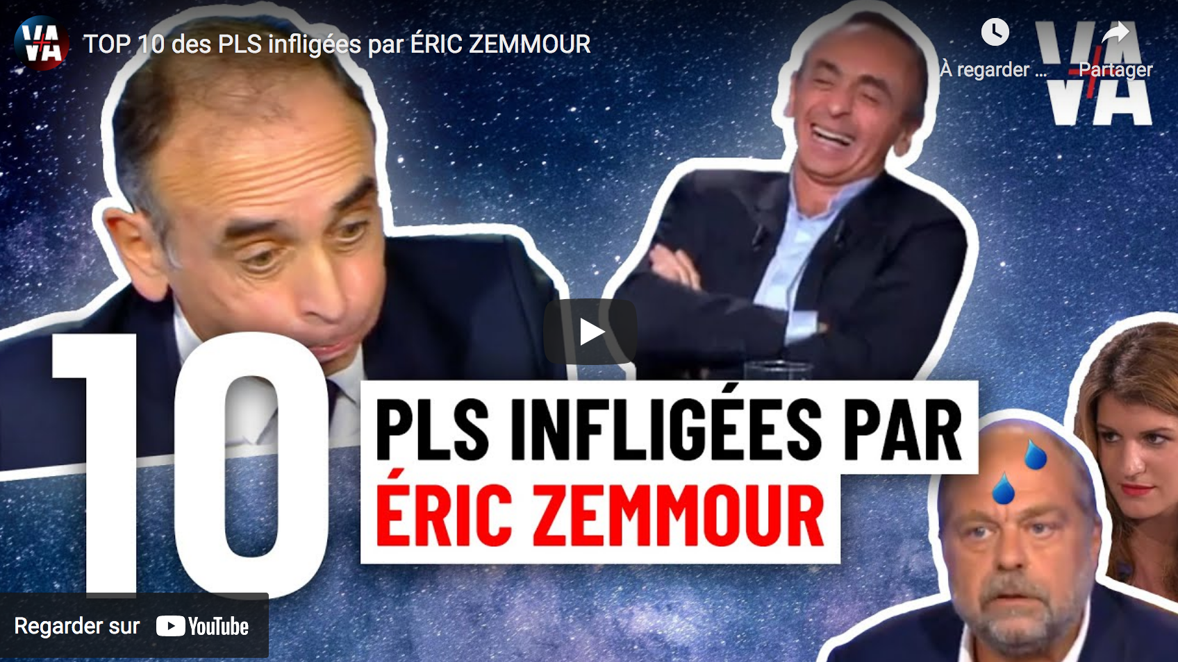 TOP 10 des PLS infligées par Éric Zemmour (VIDÉO)