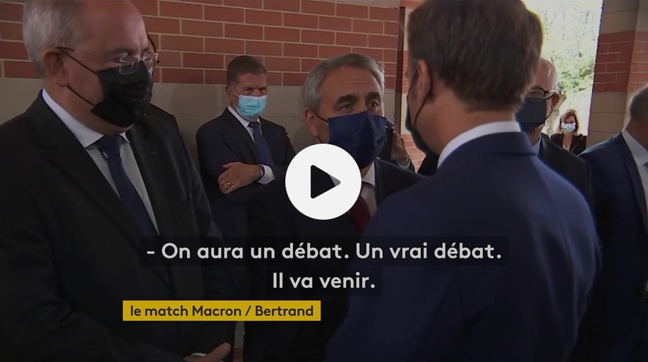 Cirque politicien : Regardez les immigrationnistes Emmanuel Macron et Xavier Bertrand faire semblant de se défier sur le thème de la sécurité (VIDÉO)