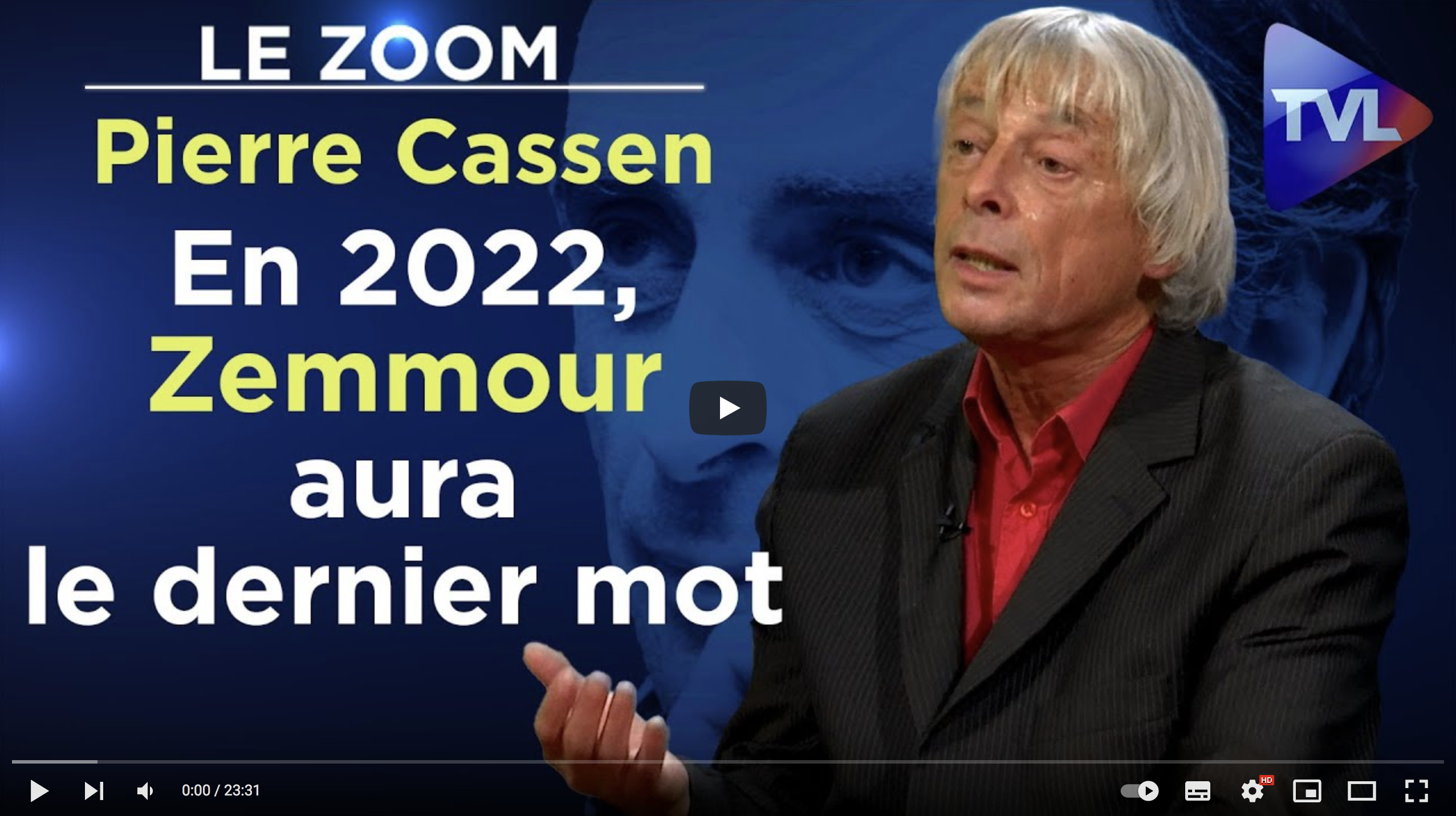 Pierre Cassen : “En 2022, Zemmour aura le dernier mot” (VIDÉO)