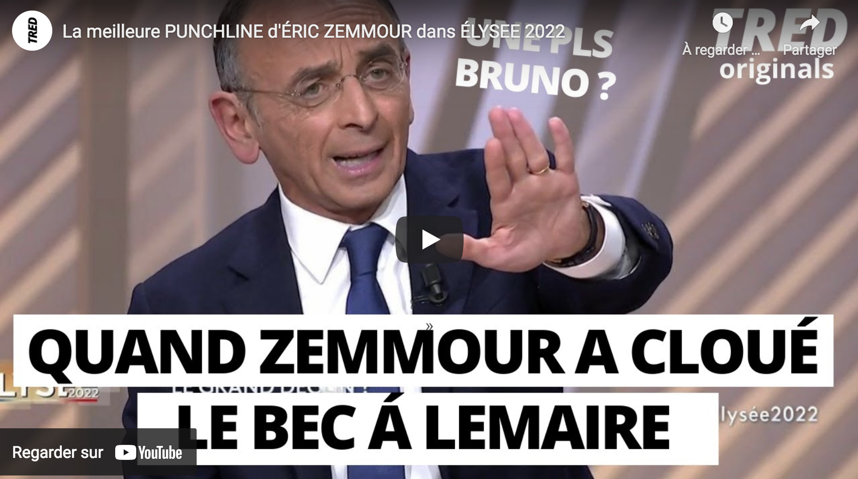 Quand Éric Zemmour cloue le bec à Bruno Lemaire
