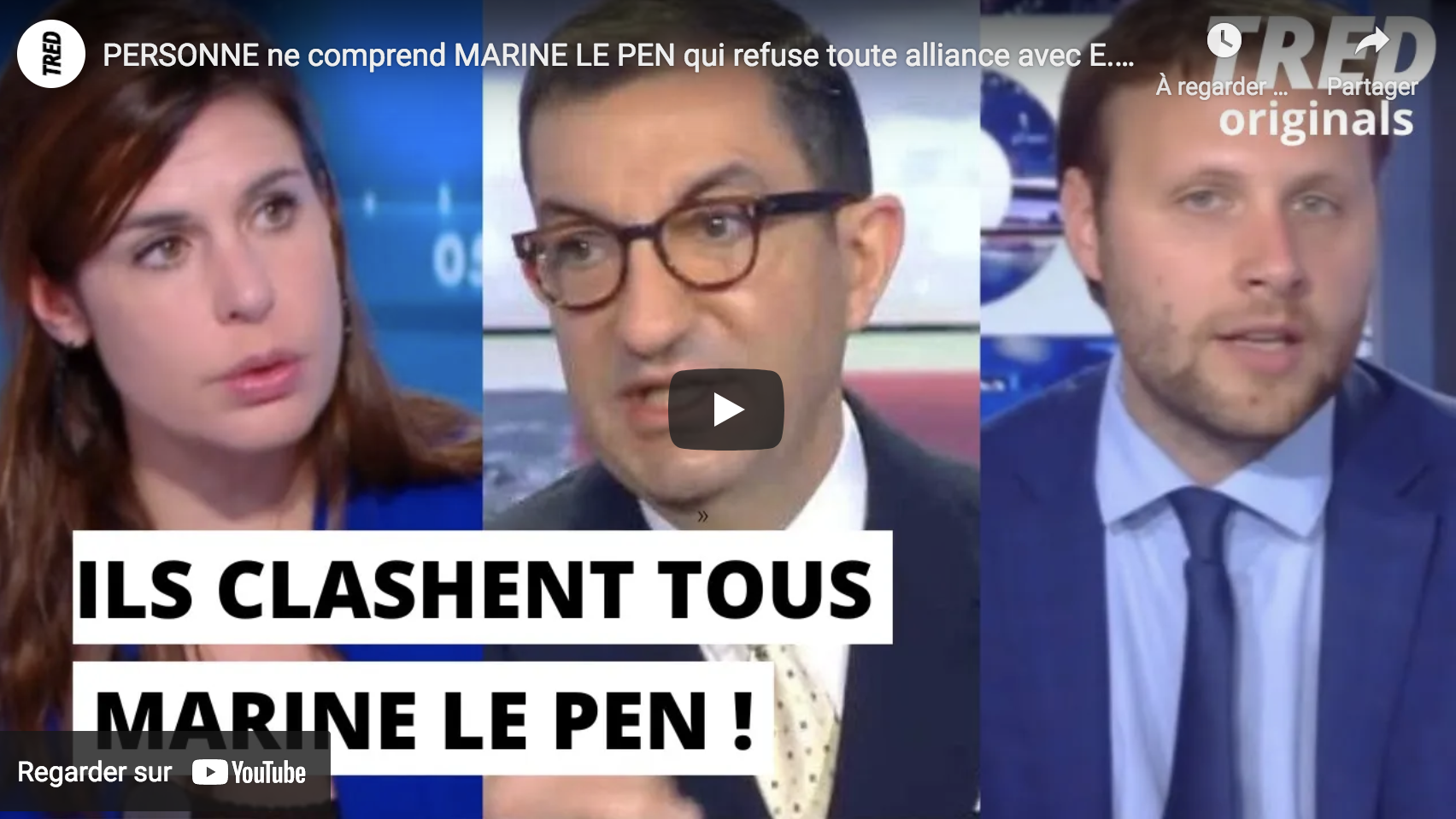 Personne ne comprend plus Marine Le Pen qui refuse toute alliance avec Éric Zemmour (VIDÉO)