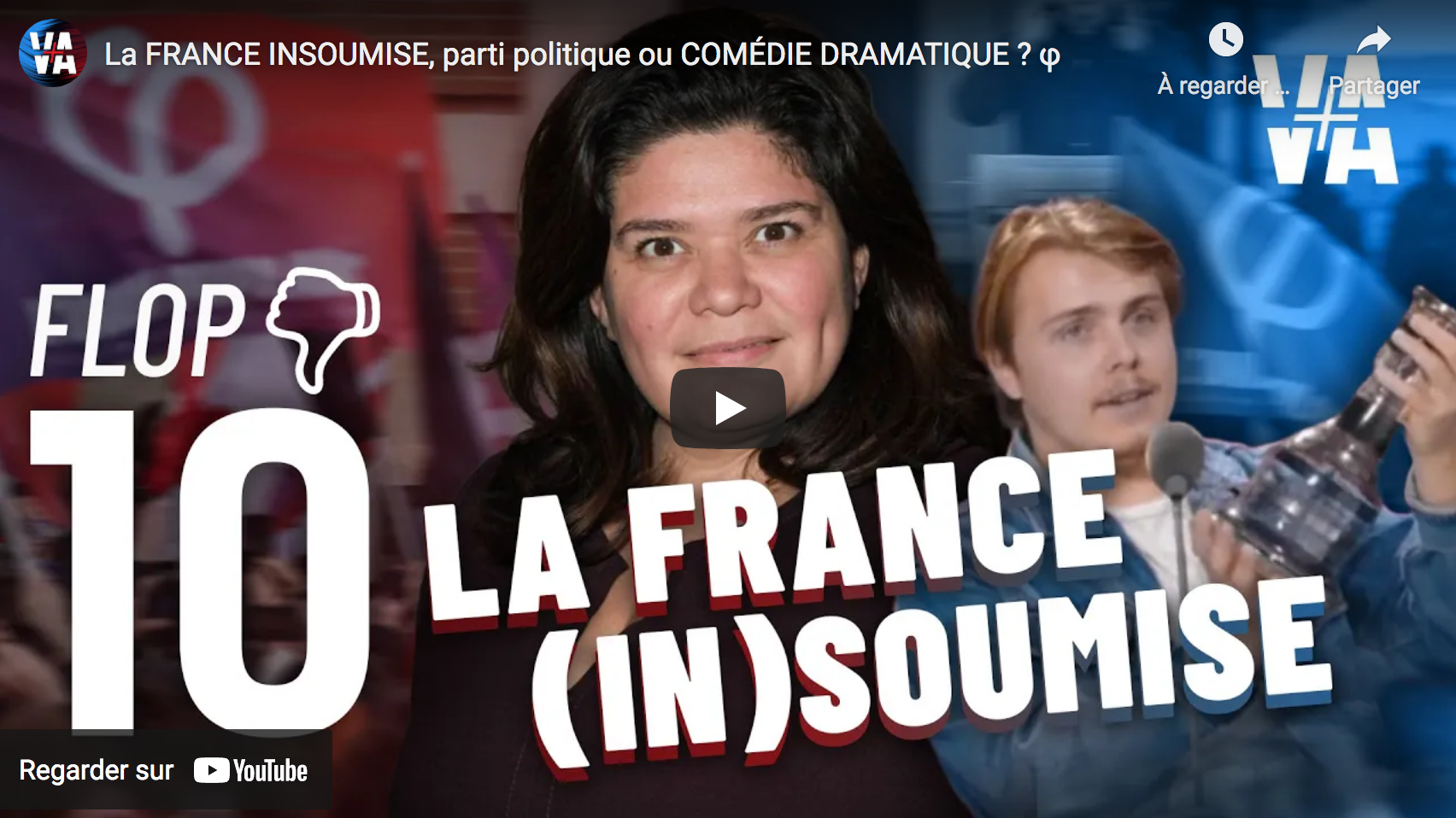 La France Insoumise, parti politique ou comédie dramatique ? (Flop 10)
