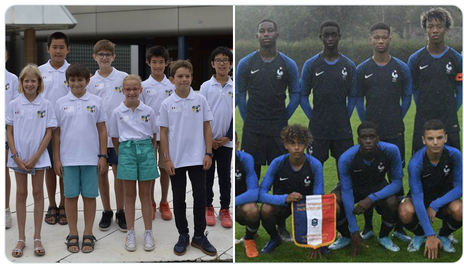 Devinez quelle photo représente l’équipe “de France” de foot U16 et quelle autre montre l’équipe de France de jeux mathématiques…