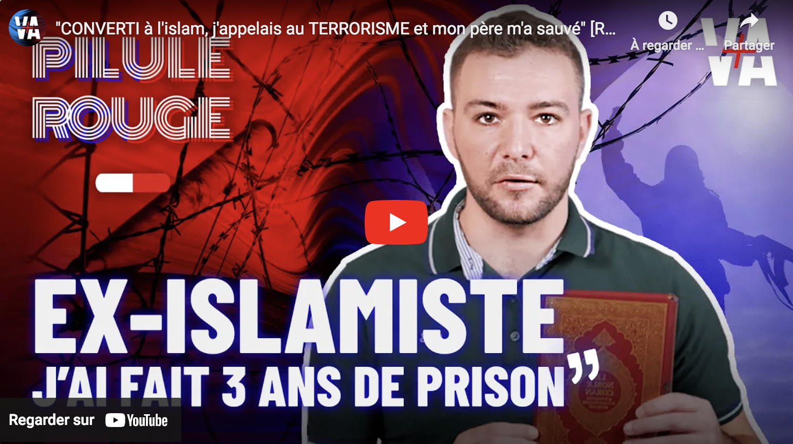 Témoignage : “J’étais islamiste, je suis devenu patriote français” (VIDÉO)