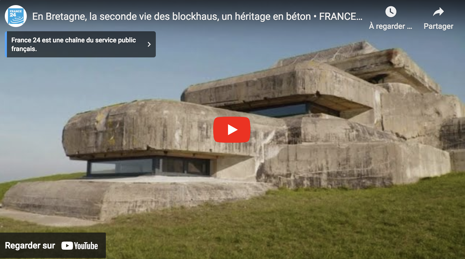 En Bretagne, la seconde vie des blockhaus, un héritage en béton (VIDÉO)