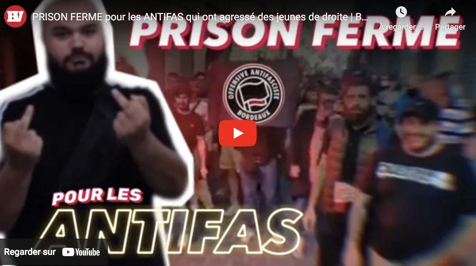 Prison ferme pour les antifas qui ont agressé des jeunes de droite (VIDÉO)