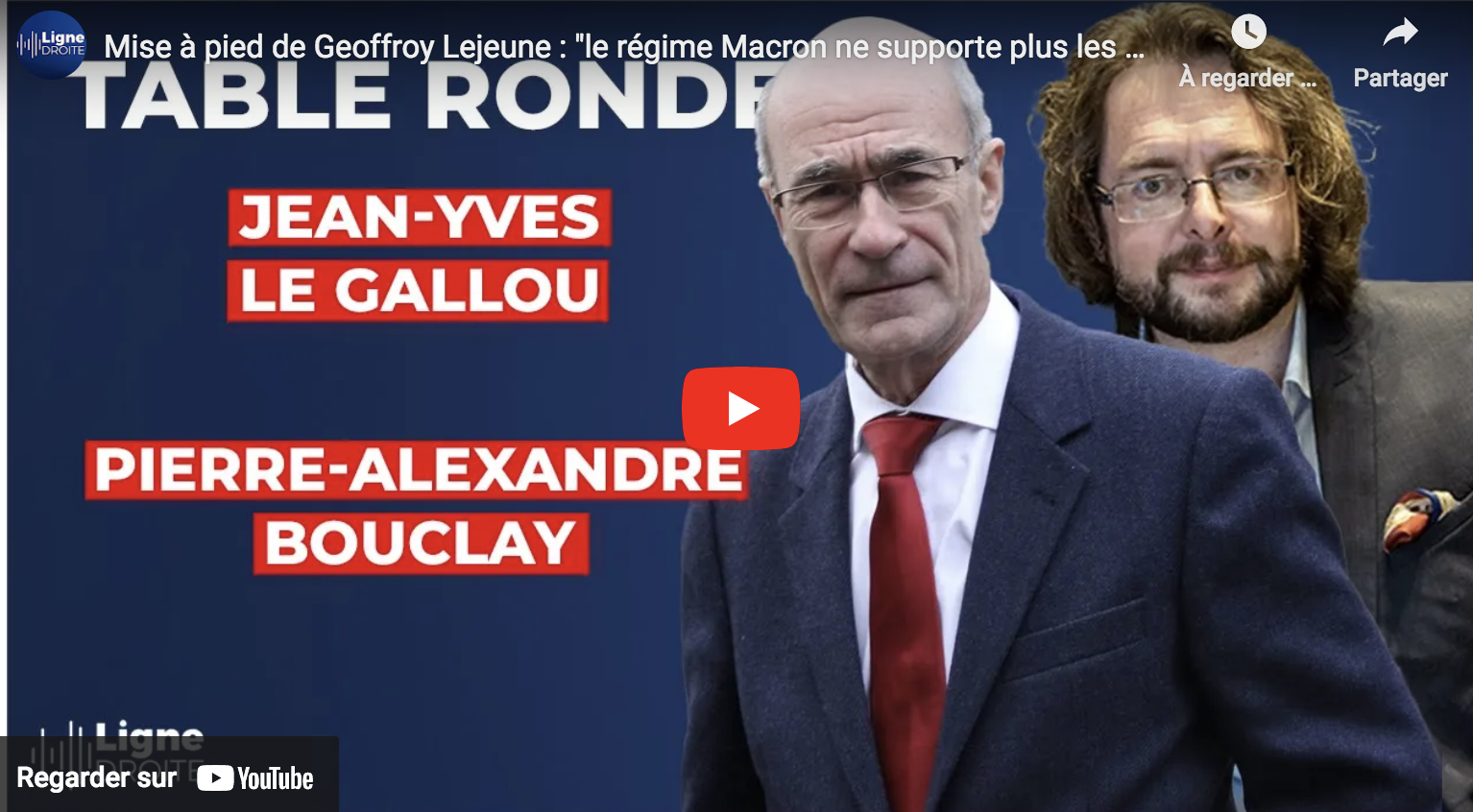 Mise à pied de Geoffroy Lejeune : “Le régime Macron ne supporte plus les médias indépendants !” (VIDÉO)