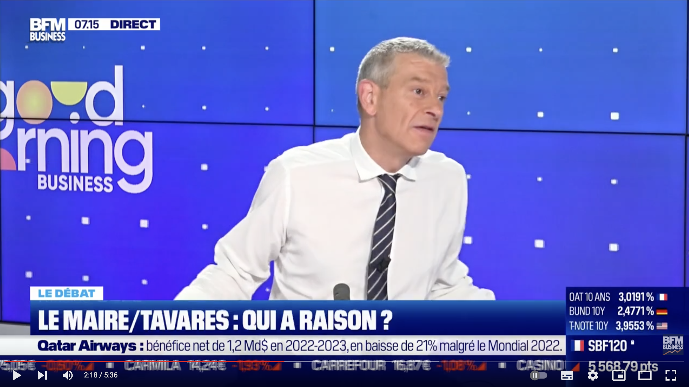 Nicolas Doze face à Jean-Marc Daniel : Le Maire / Tavares, qui a raison ? (DÉBAT)