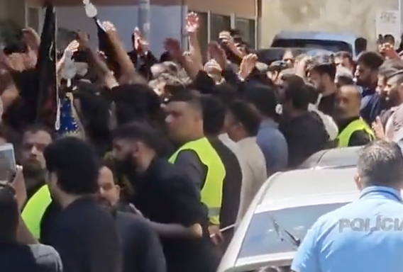 Manifestation islamiste au Portugal (VIDÉO)
