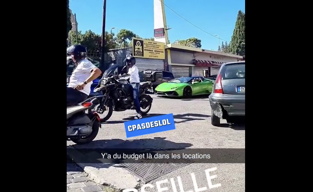 À Marseille, les banlieues “défavorisées” fêtent un mariage… en Lamborghini (VIDÉO)