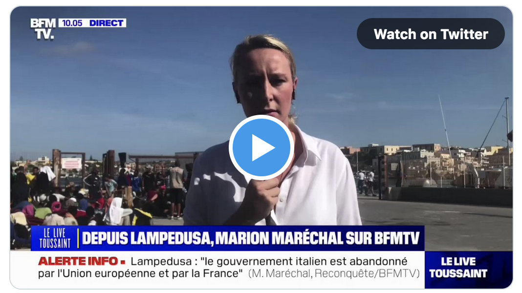 Marion Maréchal explique au journaliste immigrationniste Bruce Toussaint que la France ne peut pas accueillir un million d’Africains supplémentaires (VIDÉO)