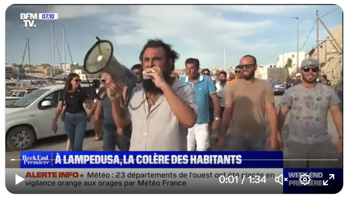 Lampedusa : la colère des habitants face à la submersion migratoire de leur île (VIDÉO)