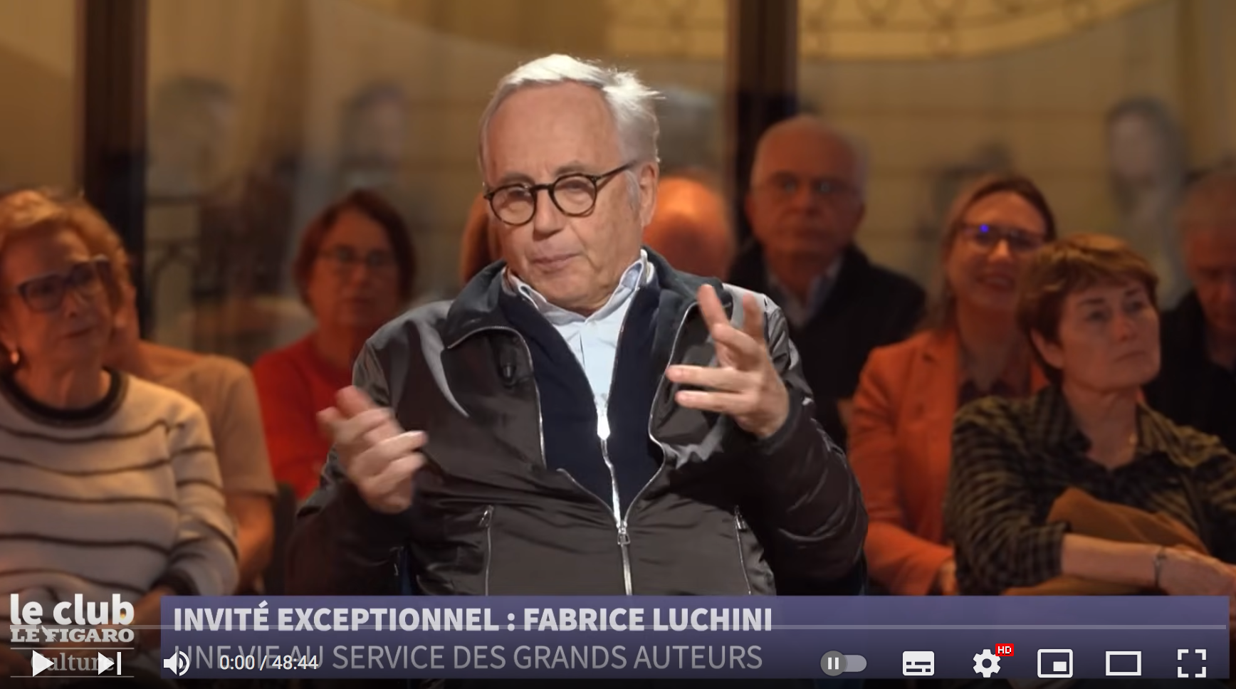Fabrice Luchini, une vie au service des grands auteurs (RENCONTRE)